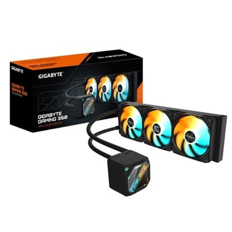 Image of Gigabyte GP-Gigabyte GME 360 ARGB All-in-One Liquid CPU Cooler - Black - GP-Gigabyte GME 360