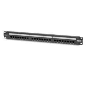 Image of Tripp Lite N252-P24 Cat6 24-Port Patch Panel - PoE+ Compliant,...