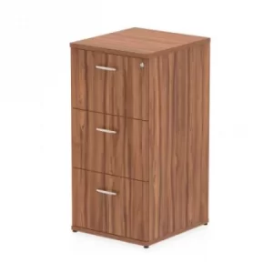 Image of Trexus 3 Drawer Filing Cabinet 500x600x1125mm Walnut Ref I000133