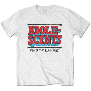 Image of The Adolescents - Kids Of The Black Hole Unisex Small T-Shirt - White