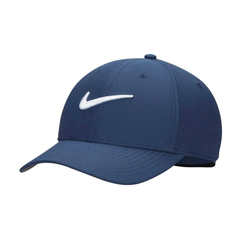 Image of Nike Mens Swoosh Dri-FIT Structured Baseball Cap in Navy Navy Male One Size