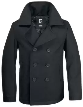 Image of Brandit Pea Coat Uniform Jacket black