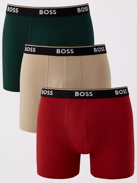 Image of Boss 3-pack Boxer Shorts Boxer Briefs Small Red 42163409350