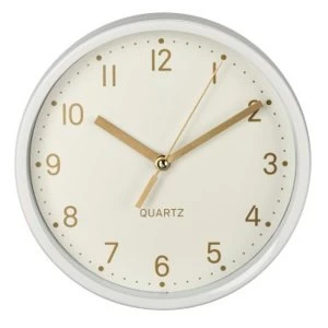 Image of GOLDEN DESK CLOCK QUIET WHITE
