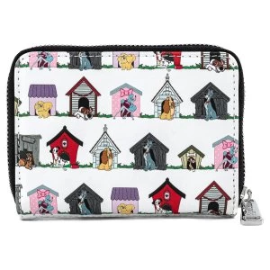 Image of Loungefly Disney Dog Houses Aop Wallet