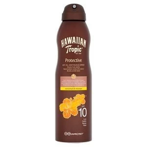 Image of Hawaiian Tropic Continuous Oil Spray SPF10