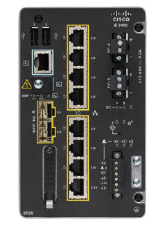 Image of Cisco Catalyst IE3400 Managed L2 Gigabit Ethernet (10/100/1000) Black