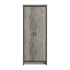 Image of GFW Boston 2 Door Wardrobe Grey