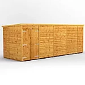 Image of Power Garden Shed 186PPWDD Golden Brown 18x6