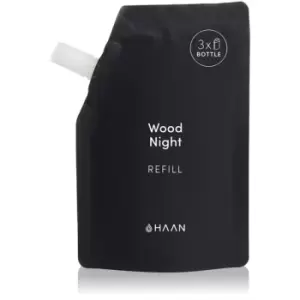 Image of HAAN Hand Care Wood Night hand cleansing spray with antibacterial ingredients refill 100ml
