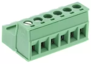 Image of Phoenix Contact CLASSIC COMBICON IC 6-pin PCB Terminal Block, 5.08mm Pitch
