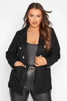 Image of Check Boucle Blazer