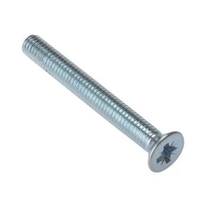 Image of ForgeFix Machine Screw Pozi Compatible CSK ZP M6 x 40mm Bag 25
