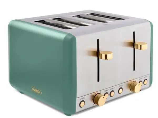 Image of Tower Cavaletto T20051JDE 4 Slice Toaster