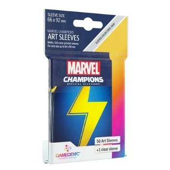 Image of Gamegenic Marvel Champions Art Sleeves - Ms Marvel (50 Sleeves)