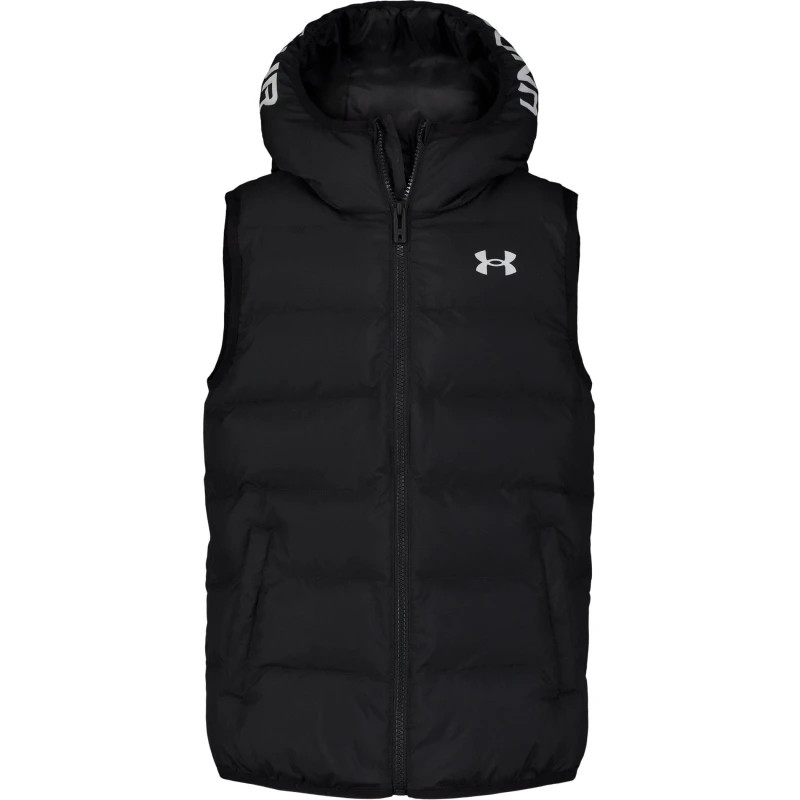 Image of Under Armour Pronto Gilet Juniors - Black 7 - 8 Years