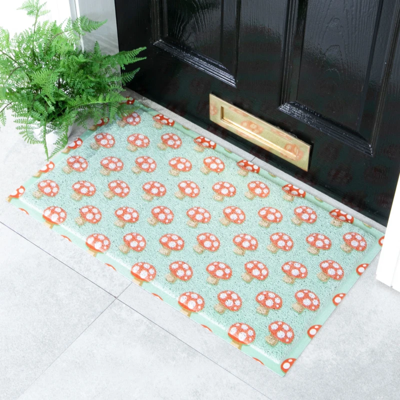 Image of Native Natural Toadstool Mushroom Doormat (70 X 40Cm)