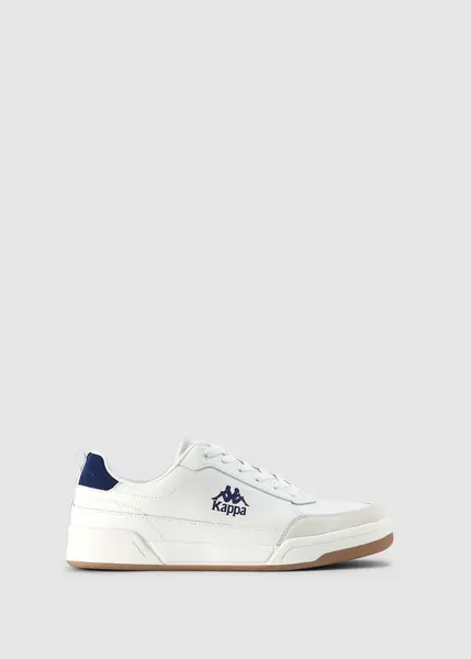 Image of Kappa Mens Rocca Trainers In White-Blue