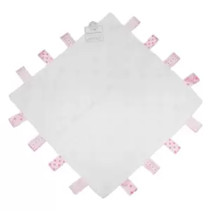 Image of Snuggle Baby Girls Star Embossed Comforter (One Size) (White/Pink)