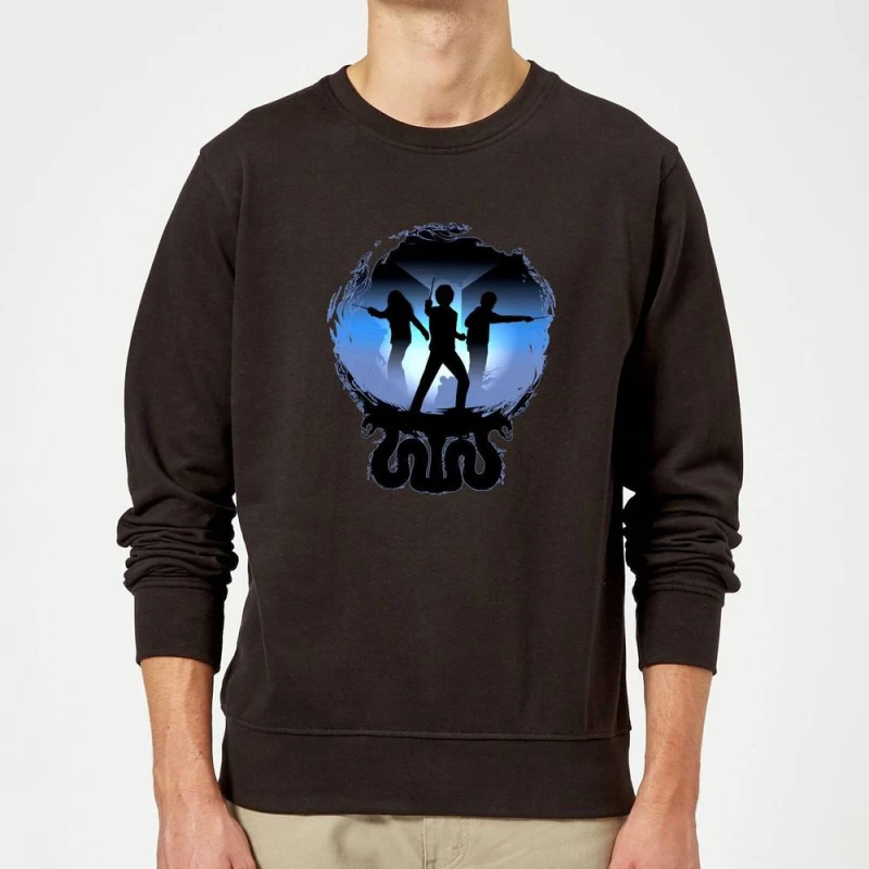 Image of Harry Potter Silhouette Attack Sweatshirt - Black - L