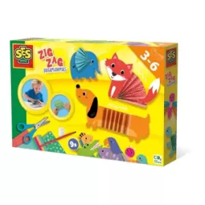 Image of Zig Zag Origami Animals Kit
