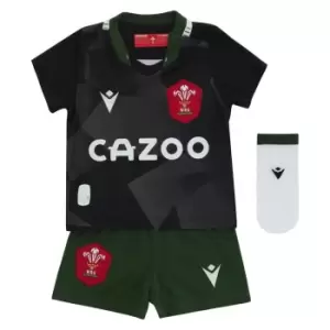 Image of Macron Wales Alternate Baby Kit 2021 2022 - Black