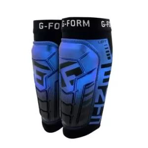 Image of G Form Pro-S Vento Shin Guard - Blue