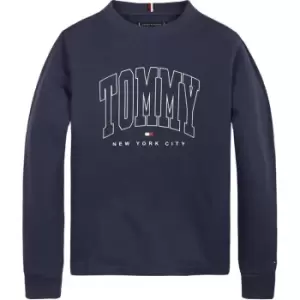 Image of Tommy Hilfiger Bold Varsity Sweatshirt - Blue