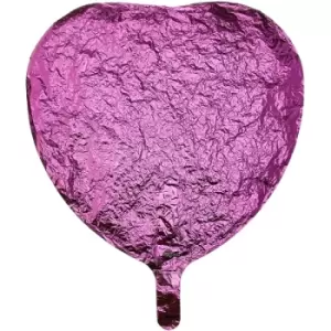 Image of Foil Heart Shaped Balloon (Pink)