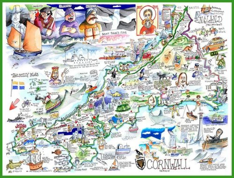 Image of Tim Bulmer Cornwall - Tim Bulmer 1000 piece Jigsaw Puzzle