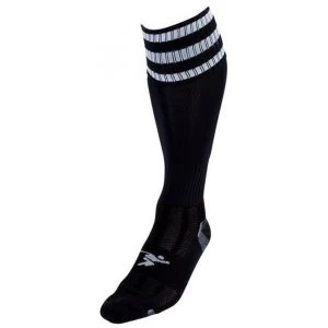 Image of PT 3 Stripe Pro Football Socks Boys Black/White