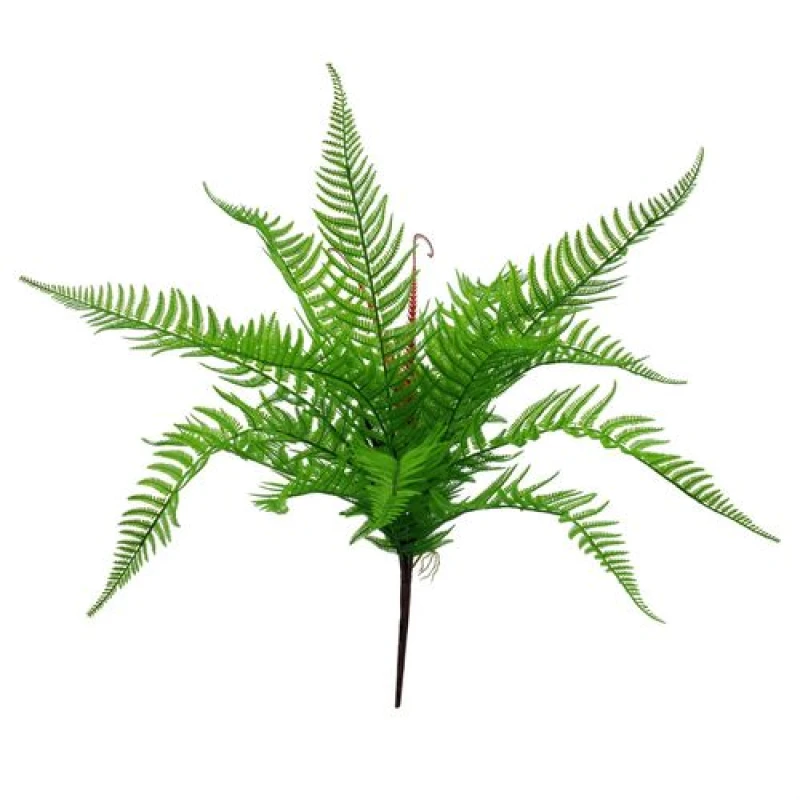 Image of Leaf 60cm Artificial Bushy Dixie Wood Fern Dark Green Plant