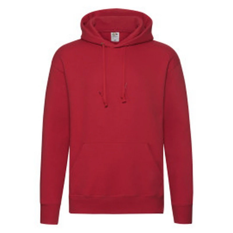 Image of Fruit Of The Loom Fruit of the Loom Men R Hoodie in Red Size: Small Red S Male 5063425300556