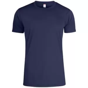 Image of Clique Mens Active T-Shirt (XXL) (Dark Navy)