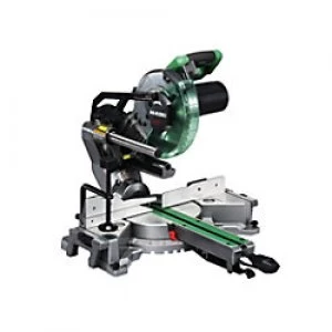 Image of HiKOKI C8FSHGL Slide Compound Mitre Saw 216mm 1100W 110V