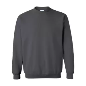 Image of Gildan Heavy Blend Unisex Adult Crewneck Sweatshirt (S) (Charcoal)