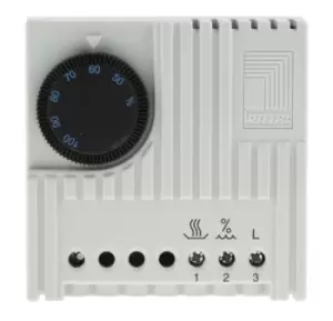 Image of Rittal Enclosure Humidistat, Adjustable, 50 100%RH, 24 230 V ac/dc, Screw
