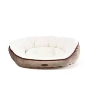 Image of Charles Bentley Small Memory Foam Pet Bed - Taupe