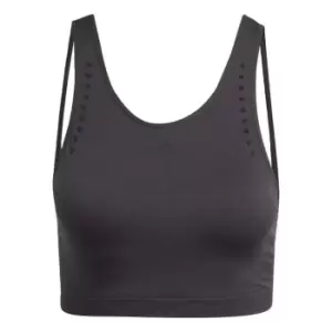 Image of adidas AEROKNIT Training Light-Support Bra Womens - Black