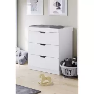Image of Ickle Bubba Coleby White Chest of Drawers / Changer