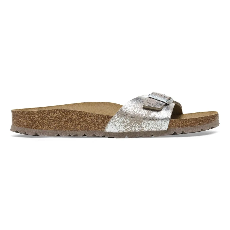 Image of Birkenstock Womens sandals Birkenstock Madrid Synthetics Argente Female 38 Etroit
