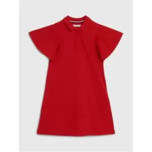 Image of Tommy Hilfiger POLO DRESS S/S - Red