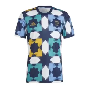 Image of 2022-2023 Algeria Pre-Match Shirt (Navy)