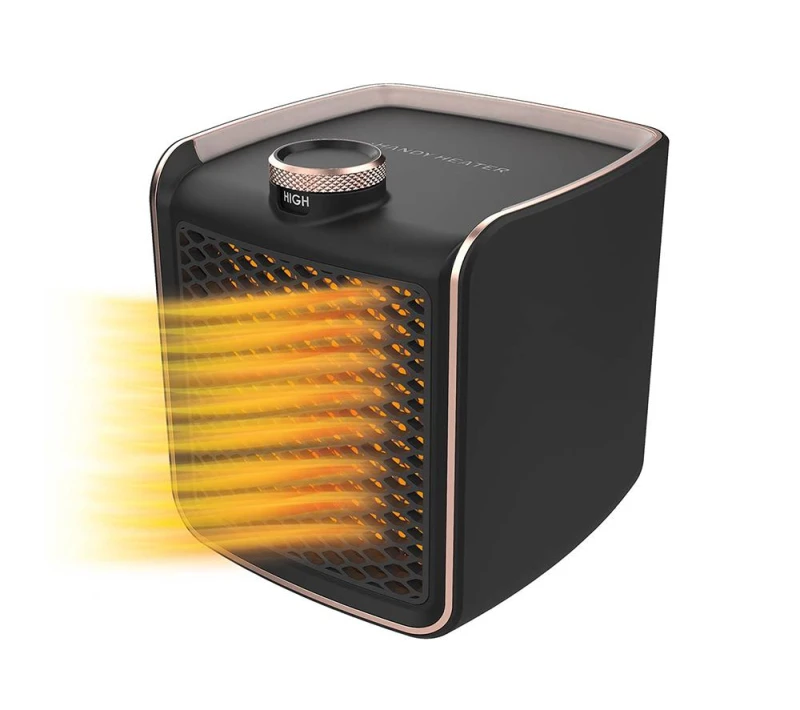 Image of HANDY HEATER Instant Heat 1200 W Hot & Cool Ceramic Fan Heater - Black 5061059290601