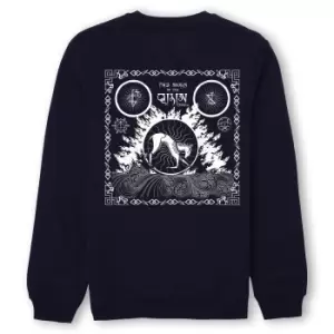 Image of Fantastic Beasts Qilin Symbols Sweatshirt - Navy - L