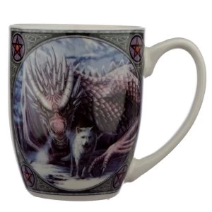 Image of Lisa Parker Alliance Wolf and Dragon Porcelain Mug