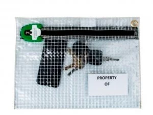 Image of Versapak Personal Effects Security Bag 320 X 230mm Clear