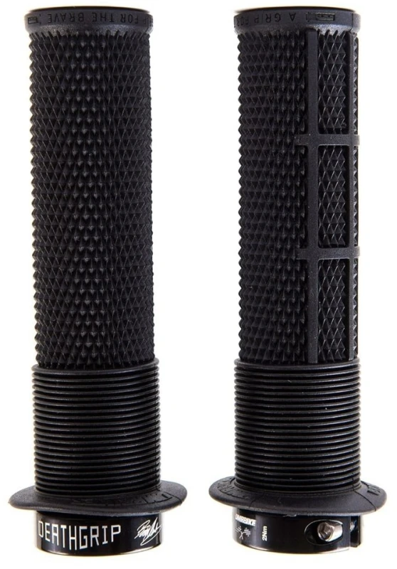 Image of DMR Deathgrip Race Grips FLANGE - RACE - THIN Black - Cycles UK