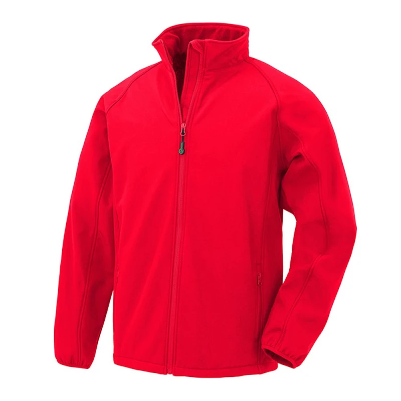 Image of Result Result Men Printable Soft Shell Jacket in Red Size: Small Red S Male 5063574843638