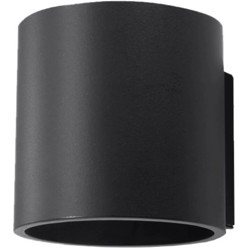 Image of SOLLUX Orbis 1 Black wall lamp SL.0048